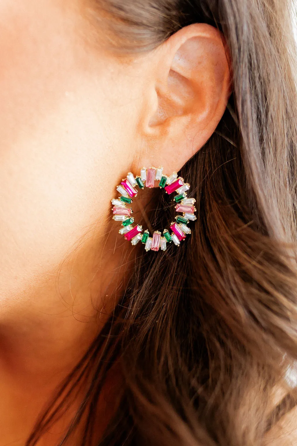 Whitney Earring - Pink sold by Buddy Love product image thumbnail 5