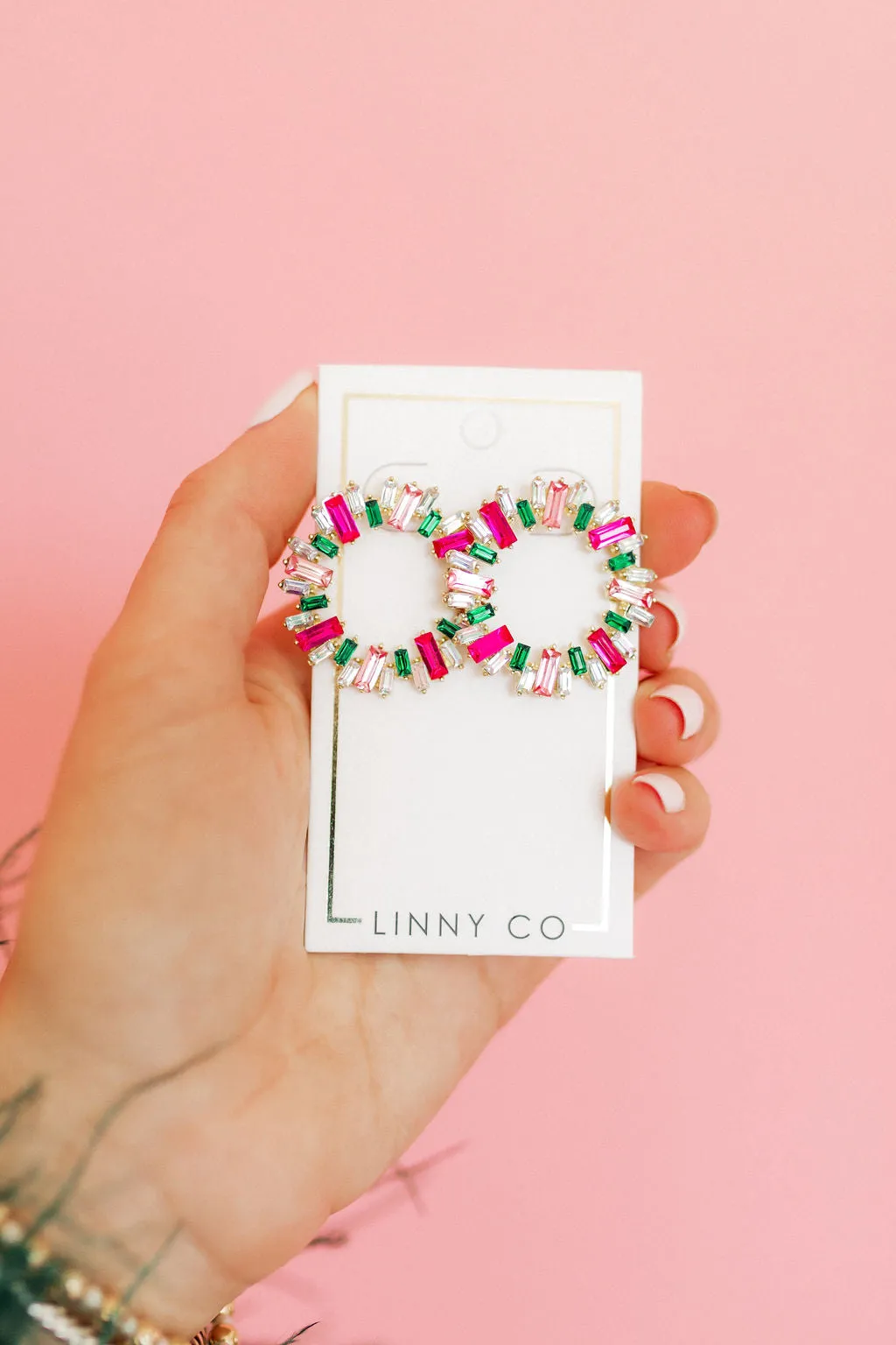 Whitney Earring - Pink sold by Buddy Love product image thumbnail 4