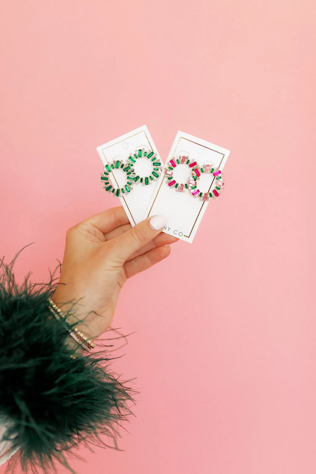 Whitney Earring - Pink sold by Buddy Love product image thumbnail 3