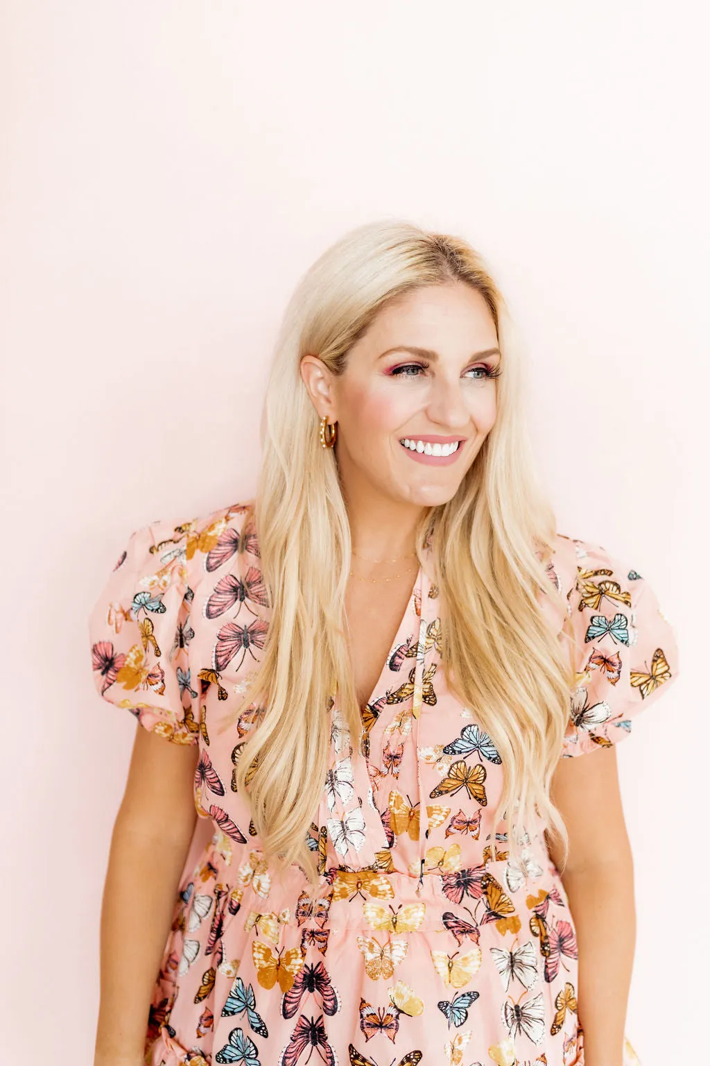 Zola Gold Hoop with Pearls Earring sold by Buddy Love product image thumbnail 5