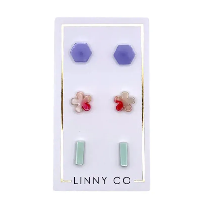 Stud Trio Earring Set - Triple Scoop sold by Buddy Love