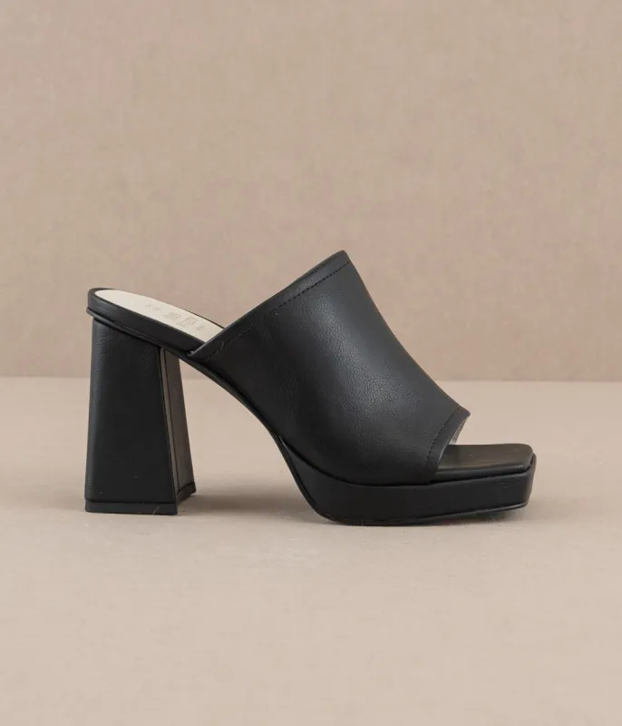 The Vivienne Black | Slip On Platform heel sold by Buddy Love