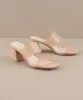 The Bagan | Apricot Transparent Sandal Heel sold by Buddy Love