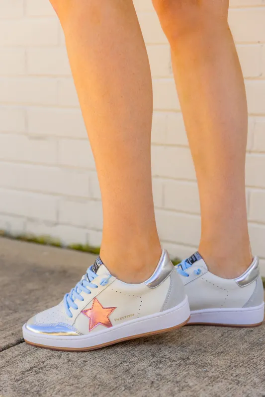 Yelena Sneaker - Silver made by Vintage Havana