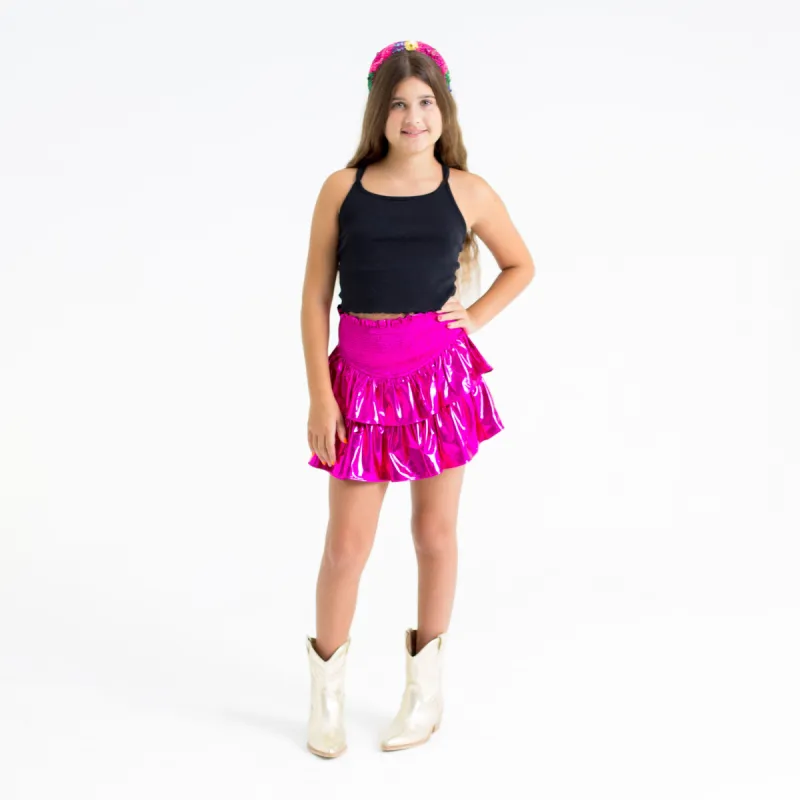 Brookie Fuchsia Tween Skort sold by Buddy Love