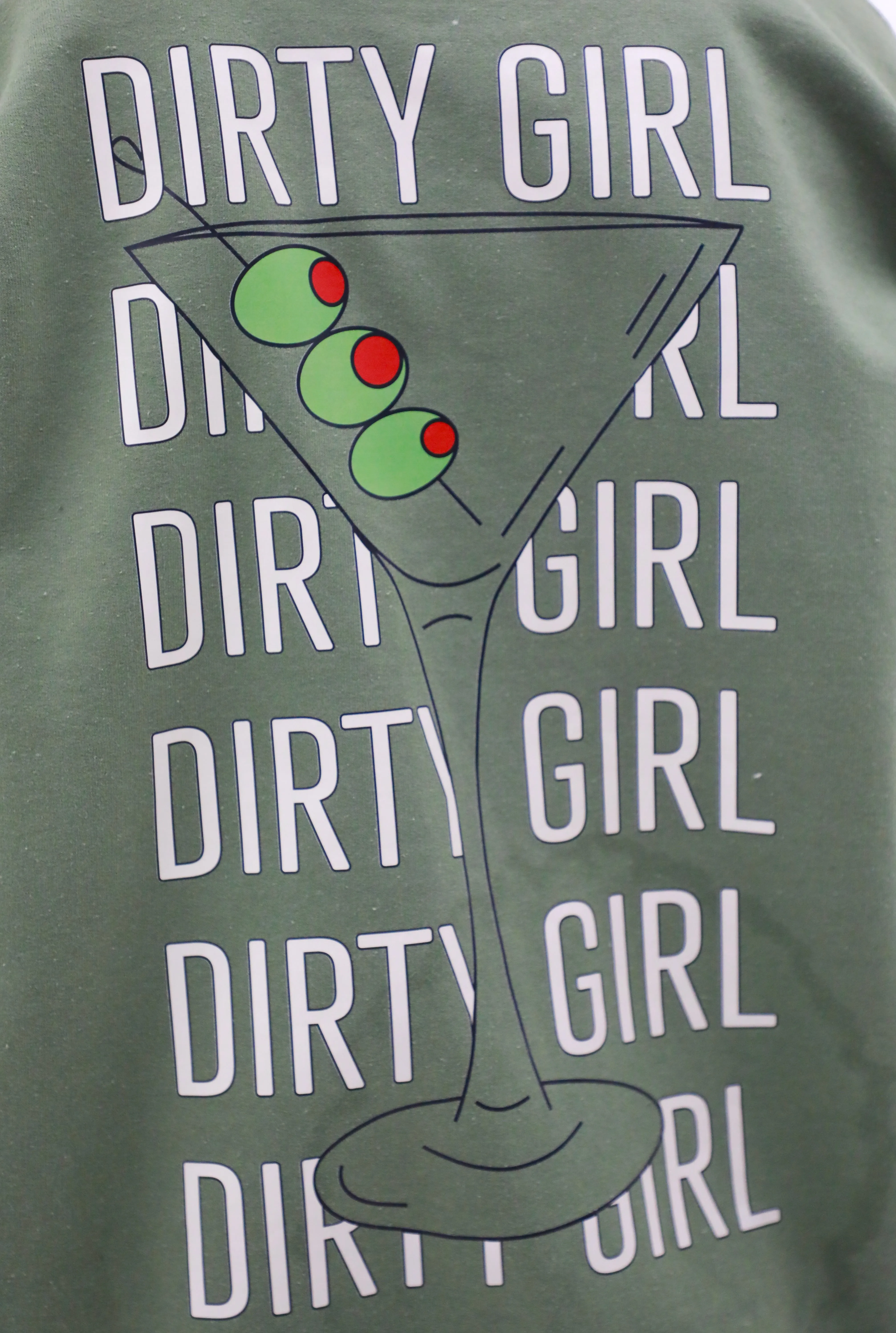Merry Crewneck Sweatshirt - Dirty Girl sold by Buddy Love product image thumbnail 5