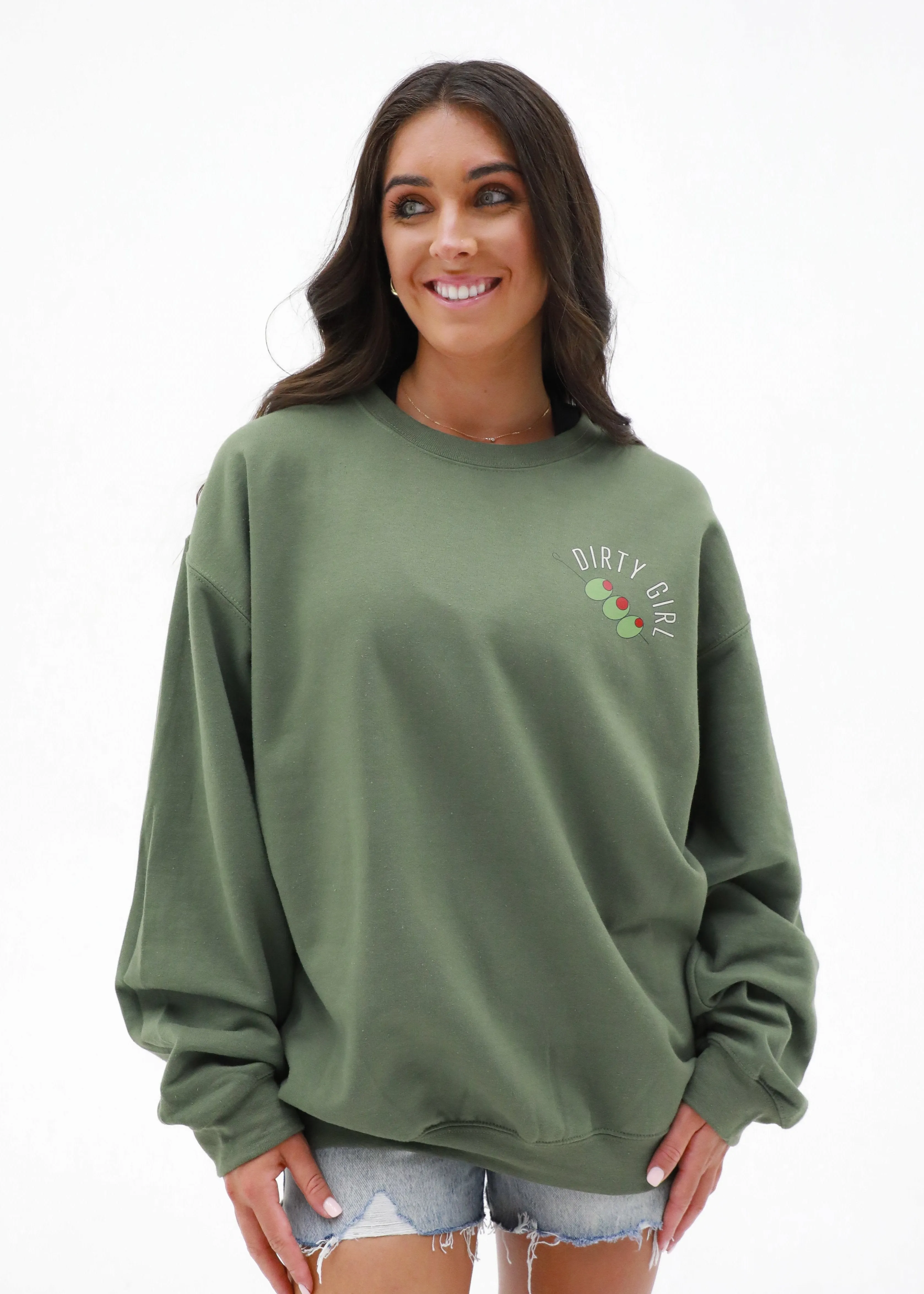 Merry Crewneck Sweatshirt - Dirty Girl sold by Buddy Love