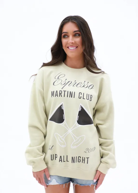 Merry Crewneck Sweatshirt - Club Espresso sold by Buddy Love