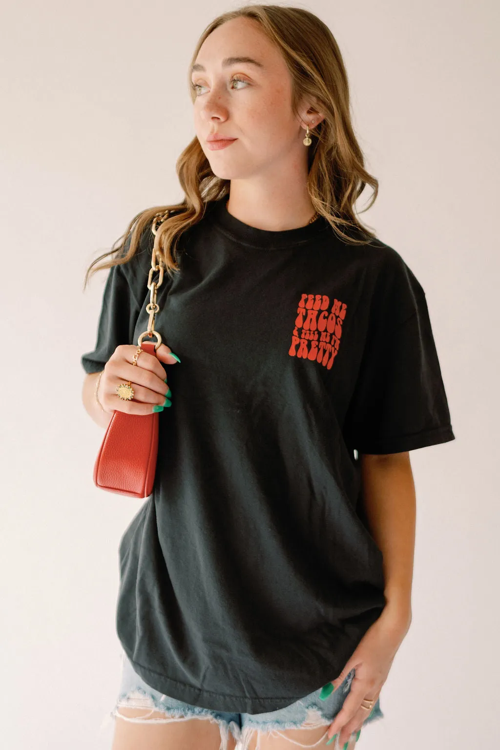 Feed Me Tacos Graphic Tee sold by Buddy Love product image thumbnail 2