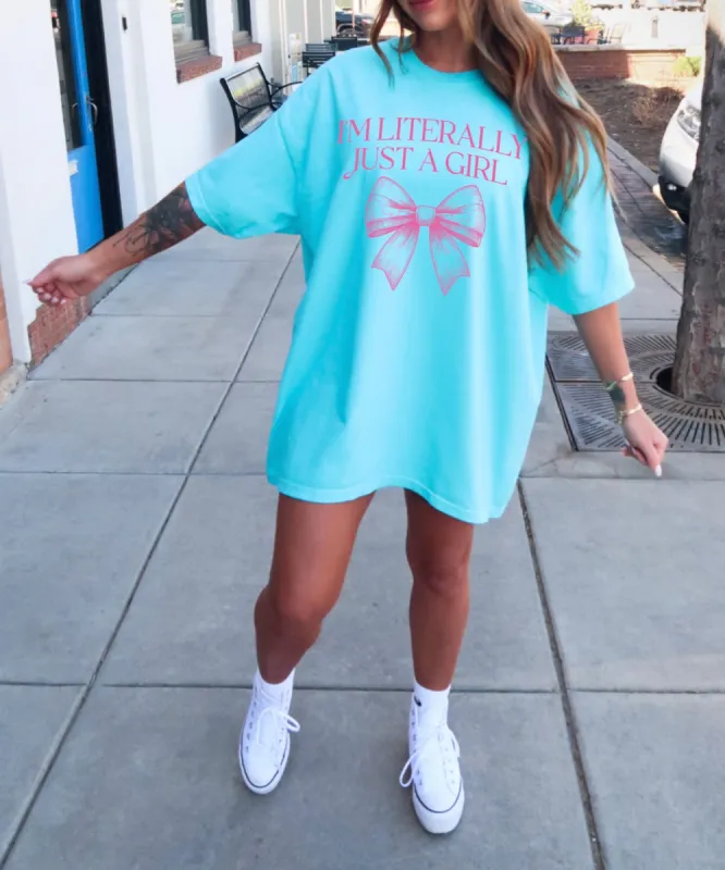 I'm Just a Girl Graphic Tee sold by Buddy Love