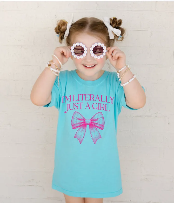 I'm Just a Girl Graphic Tee sold by Buddy Love product image thumbnail 2