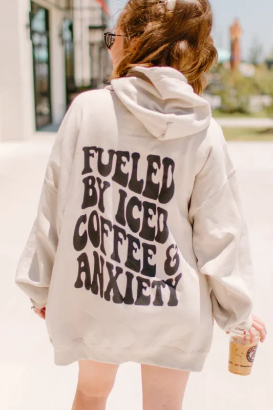Coffee and Anxiety Graphic Sweatshirt sold by Buddy Love