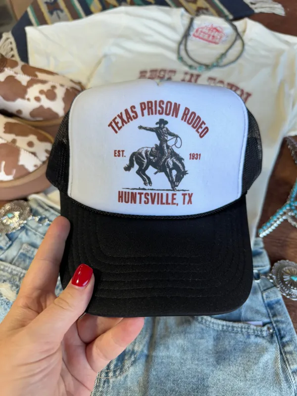 Texas Prison Rodeo Trucker Hat sold by Buddy Love