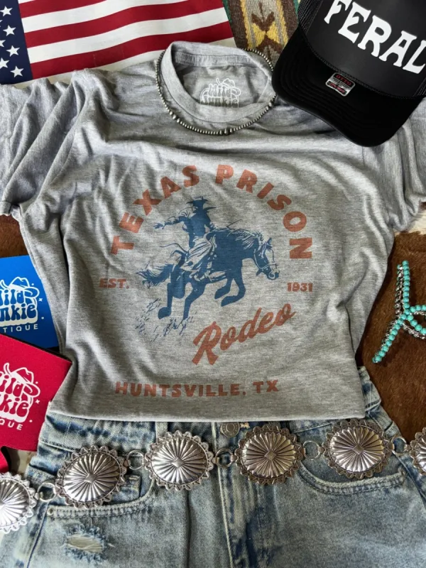 Texas Prison Rodeo Huntsville Graphic Tee sold by Buddy Love