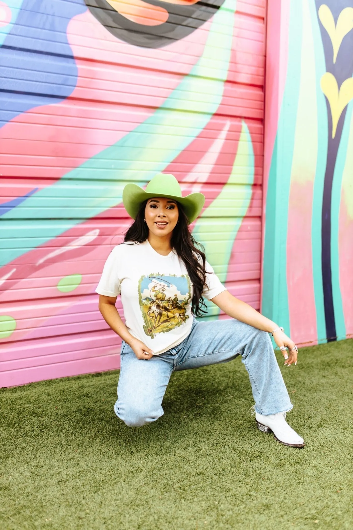 Vintage Team Roping Graphic Tee sold by Buddy Love product image thumbnail 3