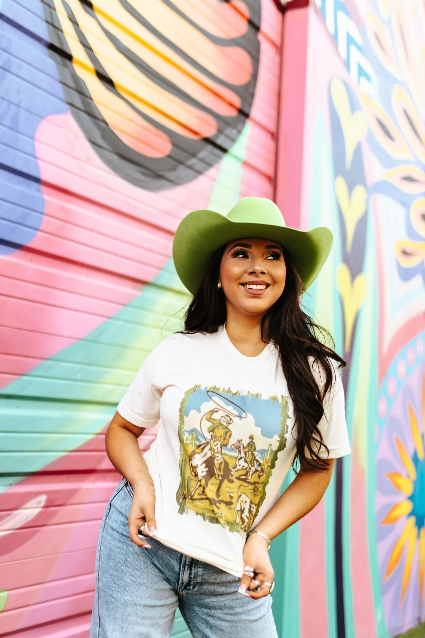 Vintage Team Roping Graphic Tee sold by Buddy Love