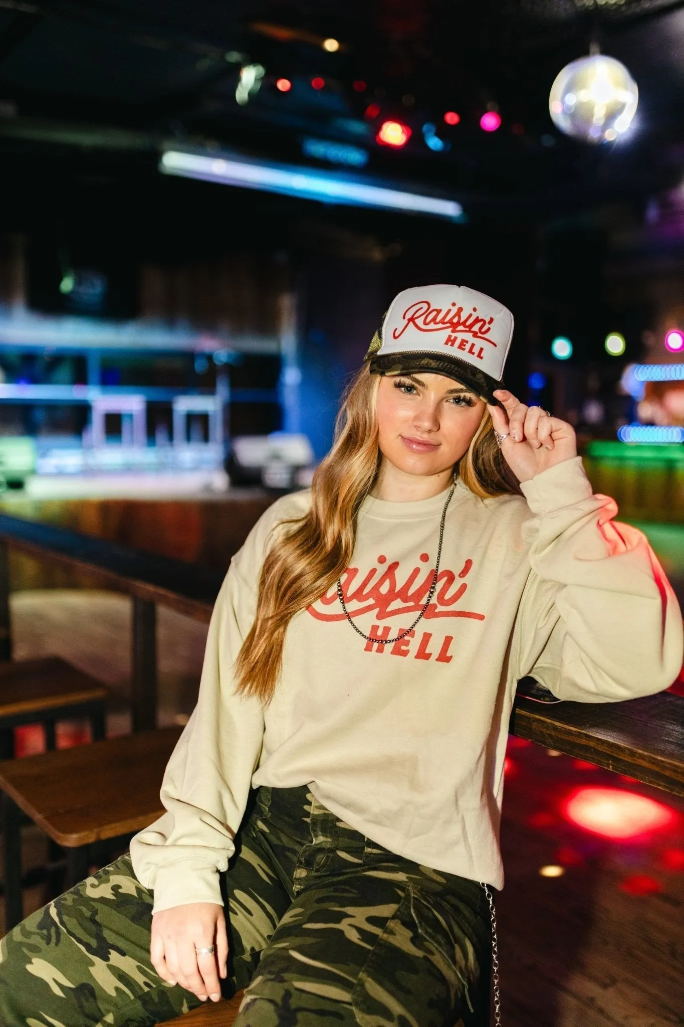 Raisin' Hell Graphic Sweatshirt sold by Buddy Love product image thumbnail 3