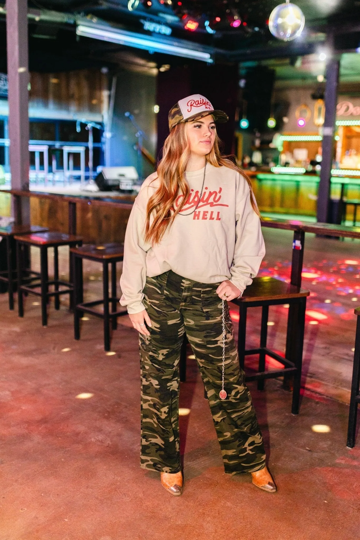 Raisin' Hell Graphic Sweatshirt sold by Buddy Love product image thumbnail 4