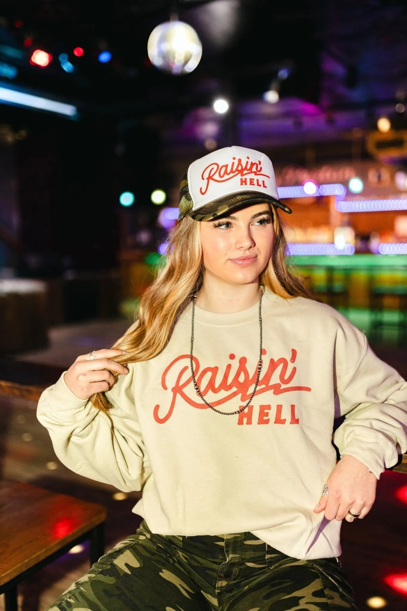Raisin' Hell Graphic Sweatshirt sold by Buddy Love
