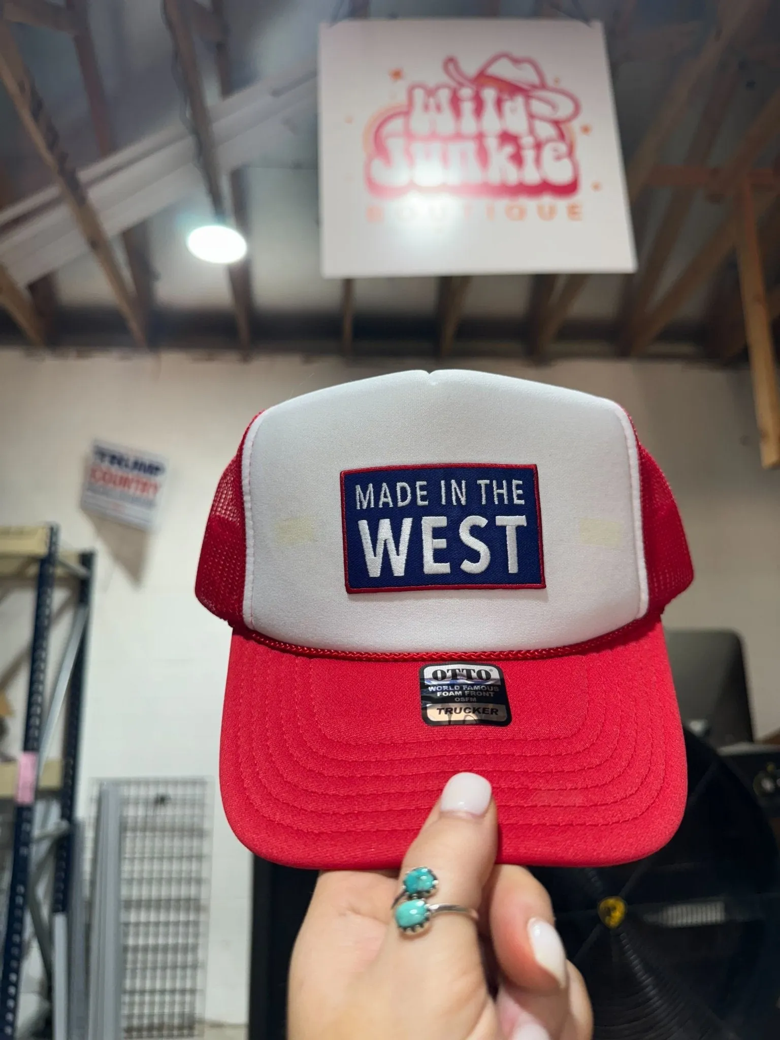 Made In The West Trucker Hat sold by Buddy Love product image thumbnail 2