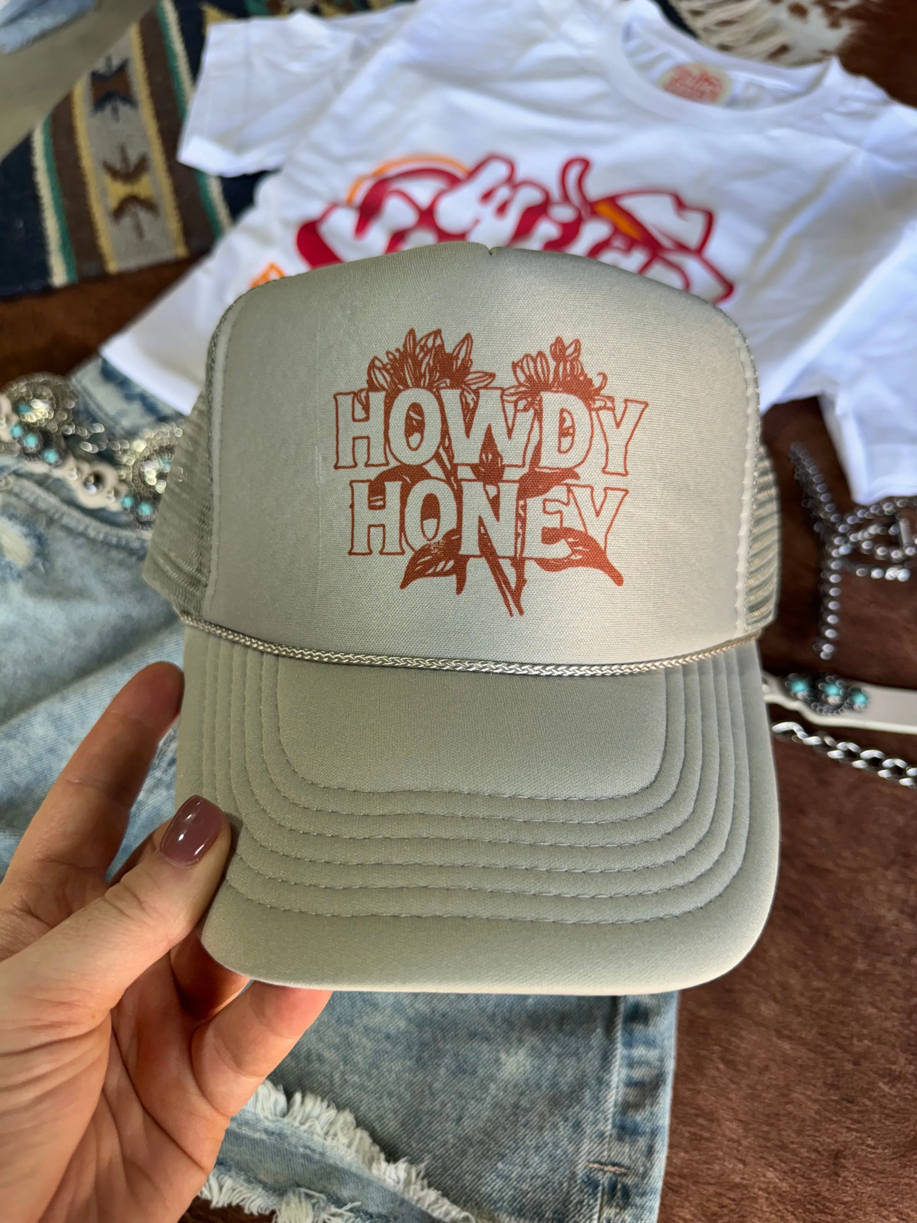 Howdy Honey Trucker Hat sold by Buddy Love