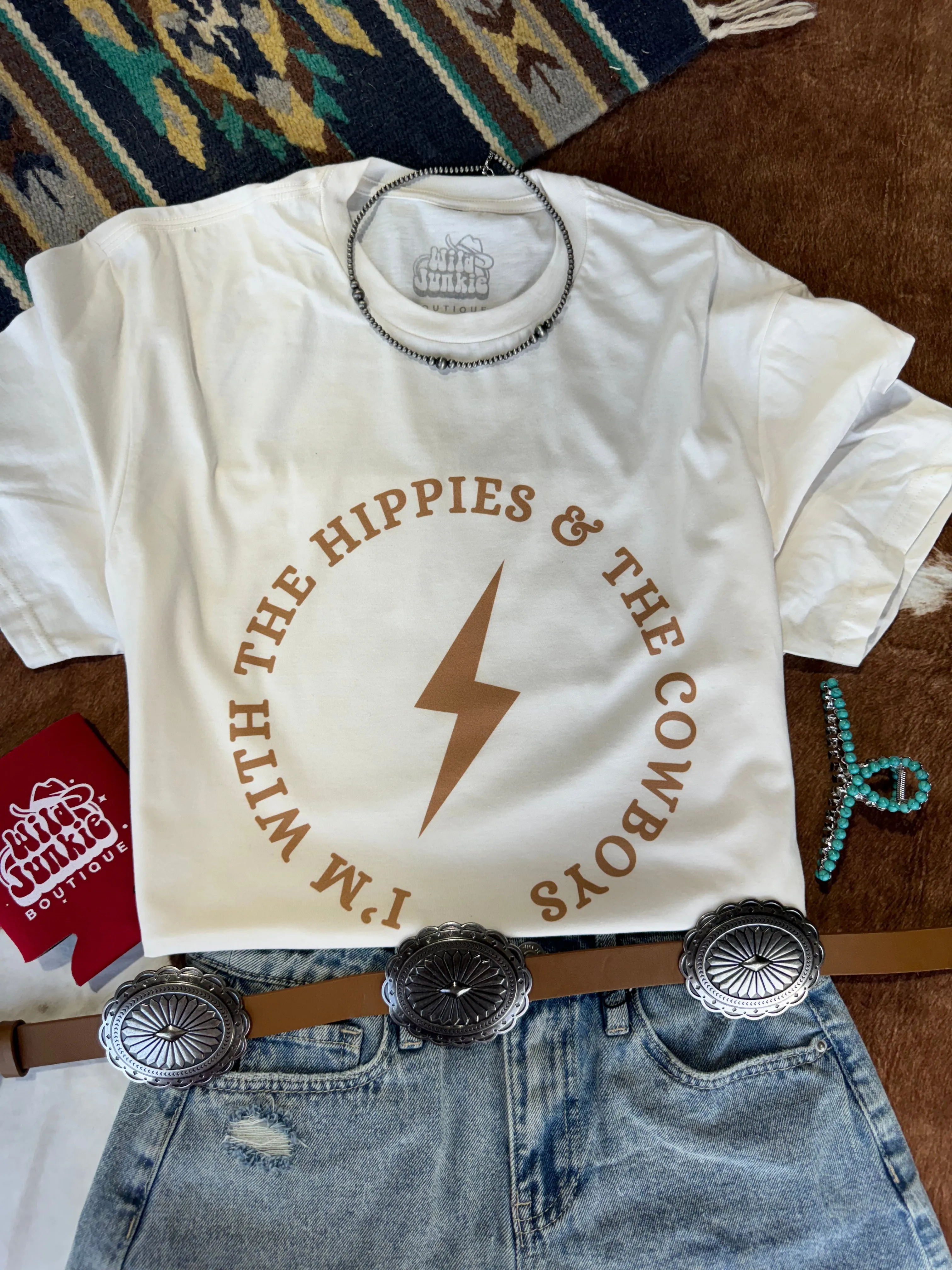Hippies & Cowboys Graphic Tee sold by Buddy Love