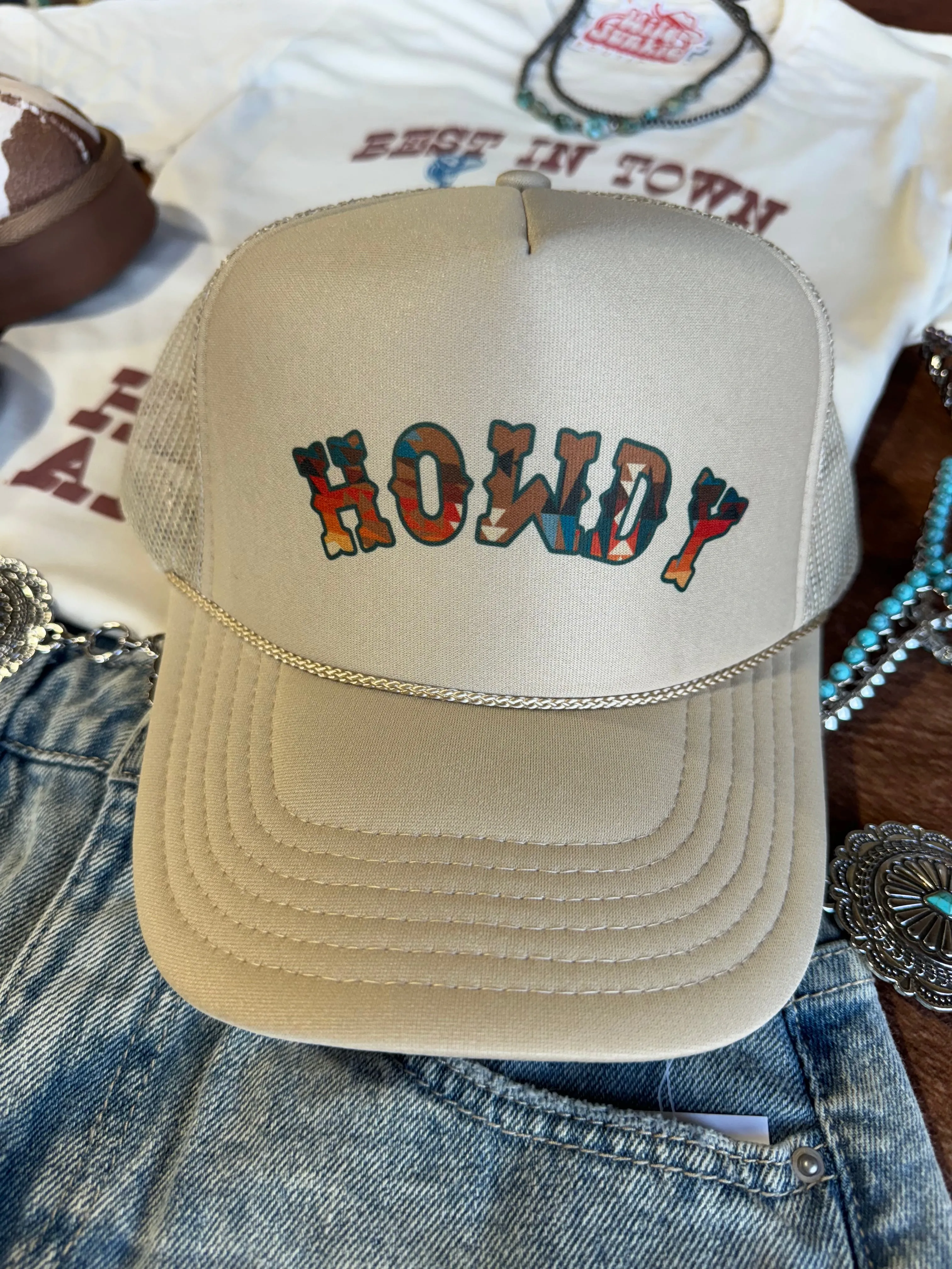 Howdy Aztec Trucker Hat sold by Buddy Love product image thumbnail 2