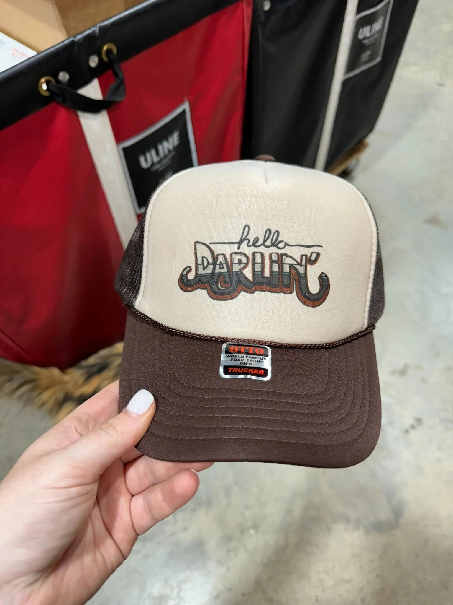 Hello Darlin' Trucker Hat sold by Buddy Love product image thumbnail 2