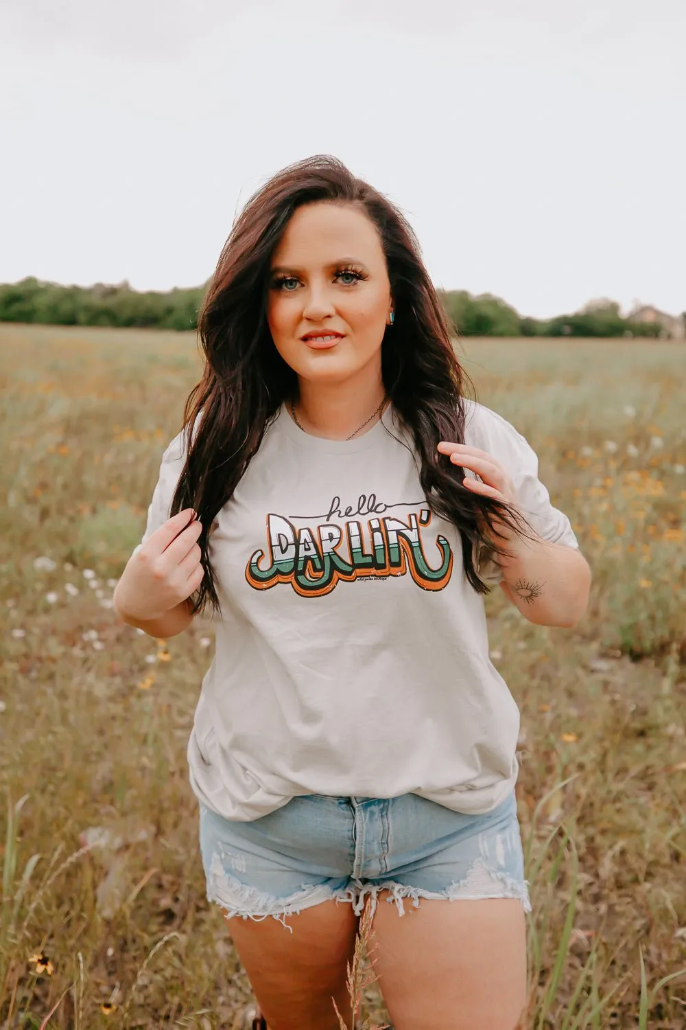 Hello Darlin' Graphic Tee sold by Buddy Love product image thumbnail 4
