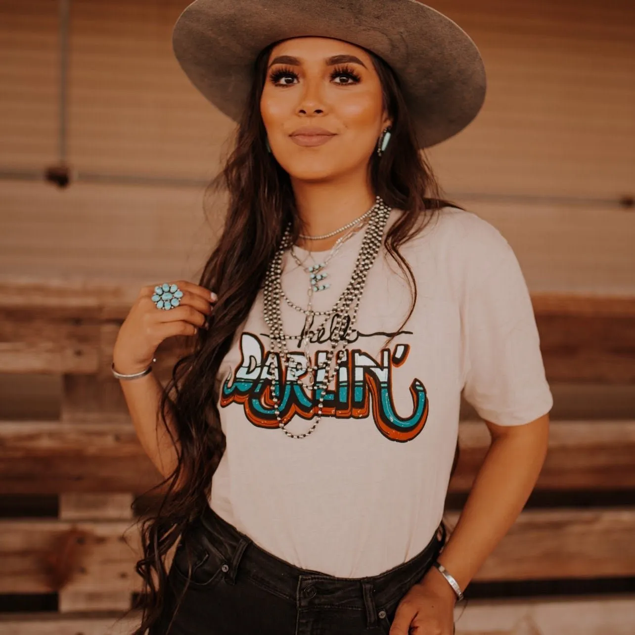 Hello Darlin' Graphic Tee sold by Buddy Love