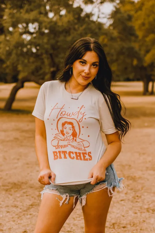 Howdy Bitches Western Graphic Tee sold by Buddy Love