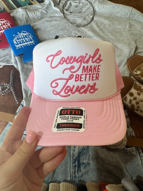 Cowgirls Make Better Lovers Trucker Hat sold by Buddy Love