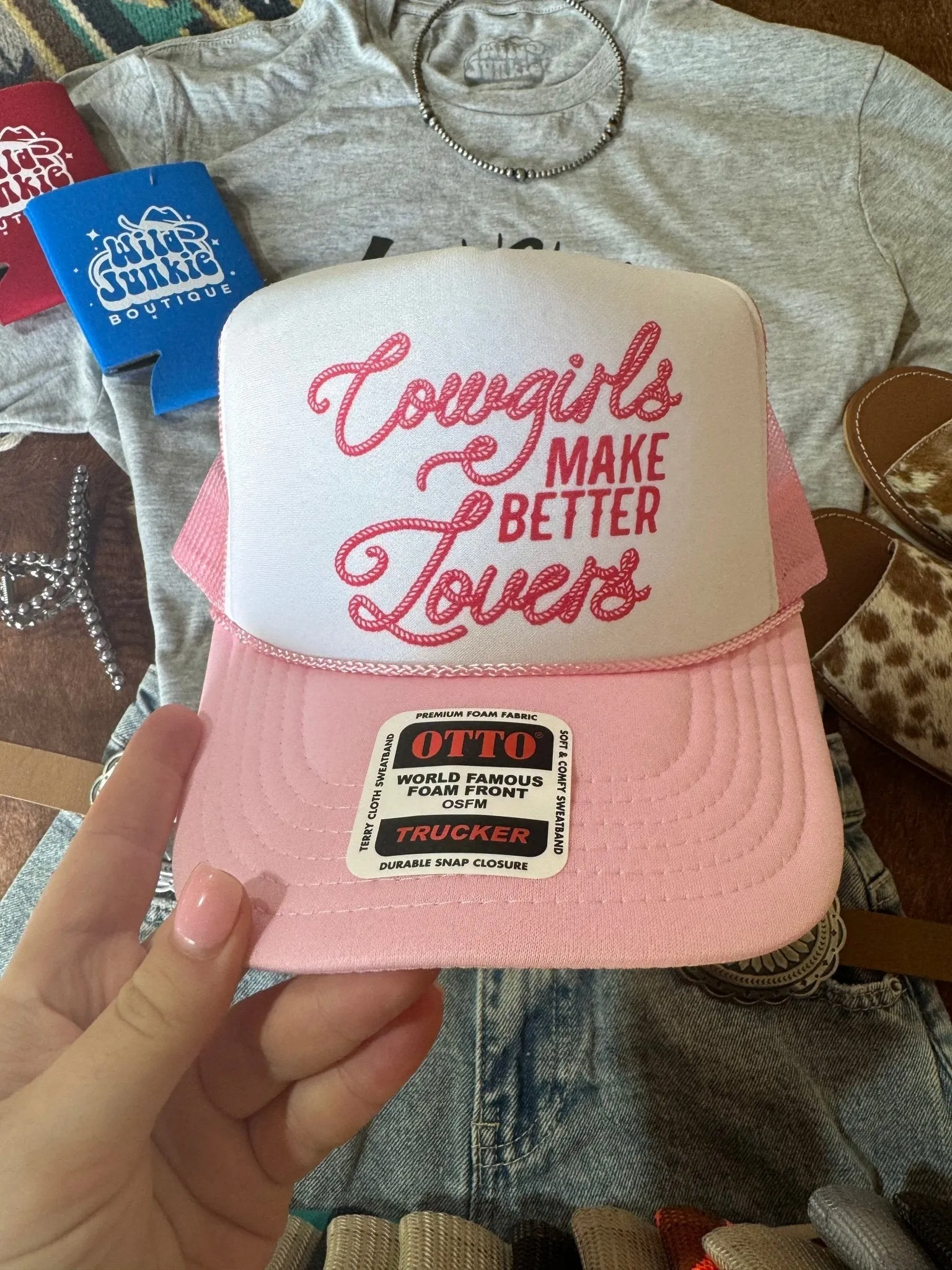 Cowgirls Make Better Lovers Trucker Hat sold by Buddy Love