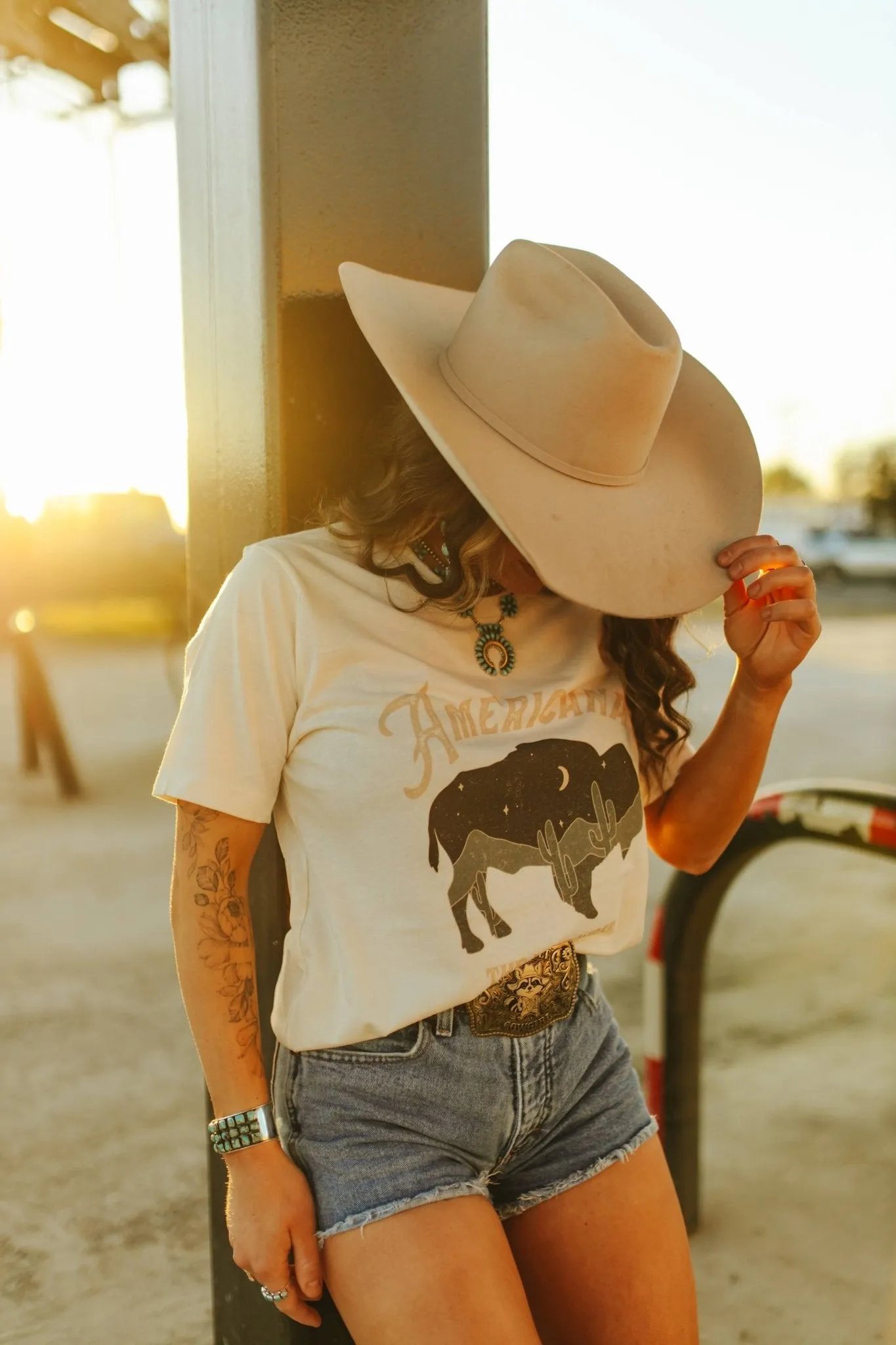 Americana Wild West Graphic Tee sold by Buddy Love product image thumbnail 4