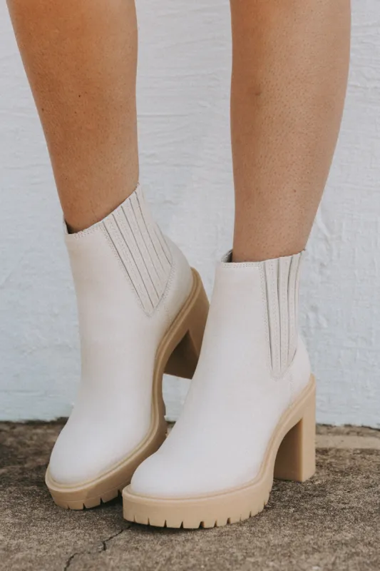 Caster H2O Booties - Ivory sold by Buddy Love