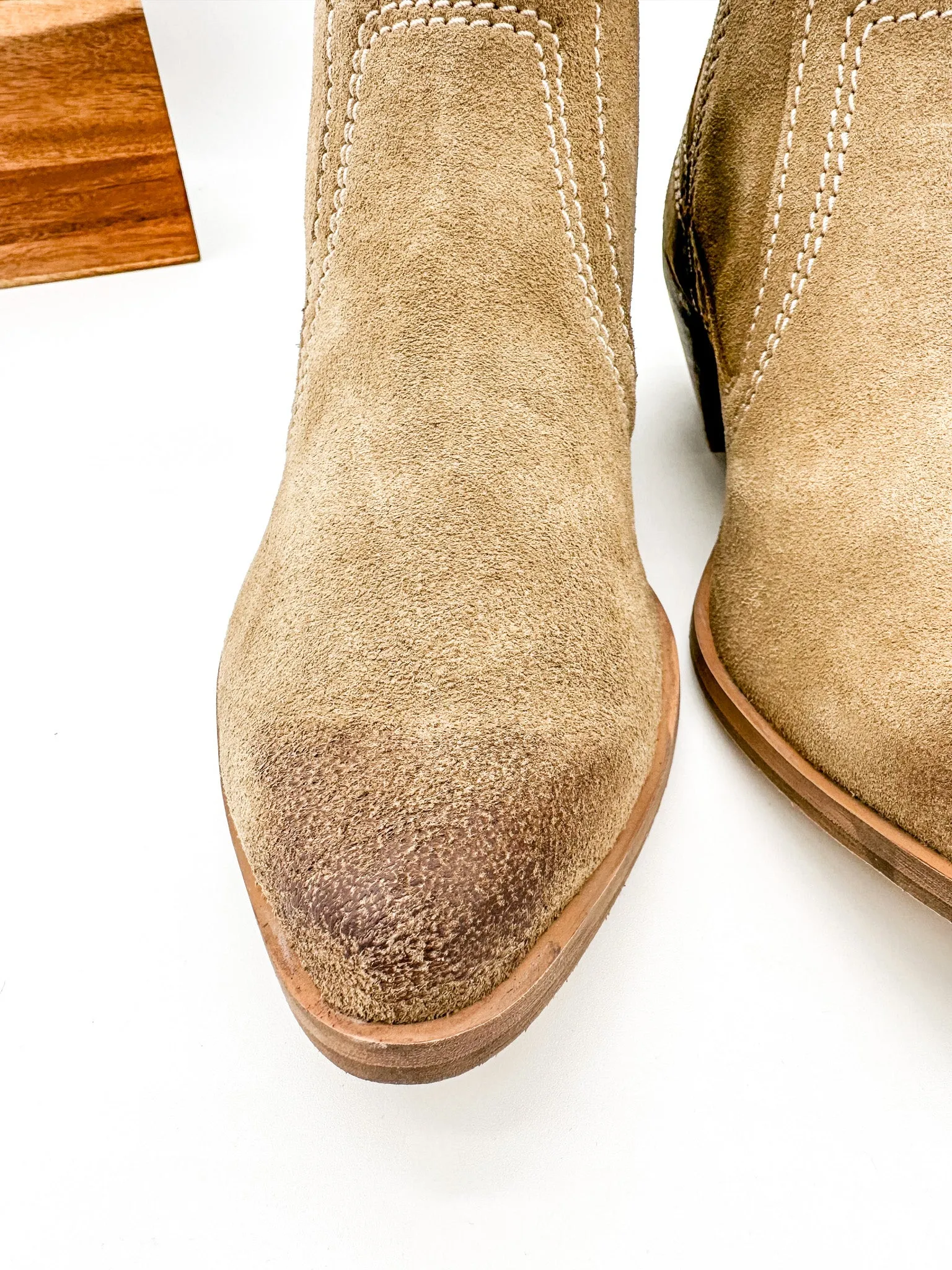 Smithy Suede Ankle Boot in Tan sold by Buddy Love product image thumbnail 4