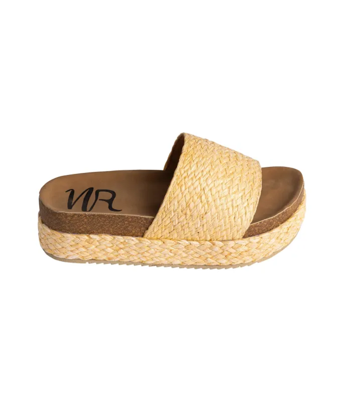 Anna Sandals in Natural sold by Buddy Love
