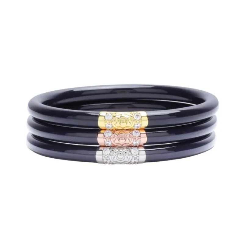 BuDhaGirl Three Kings Bangles - Navy sold by Buddy Love