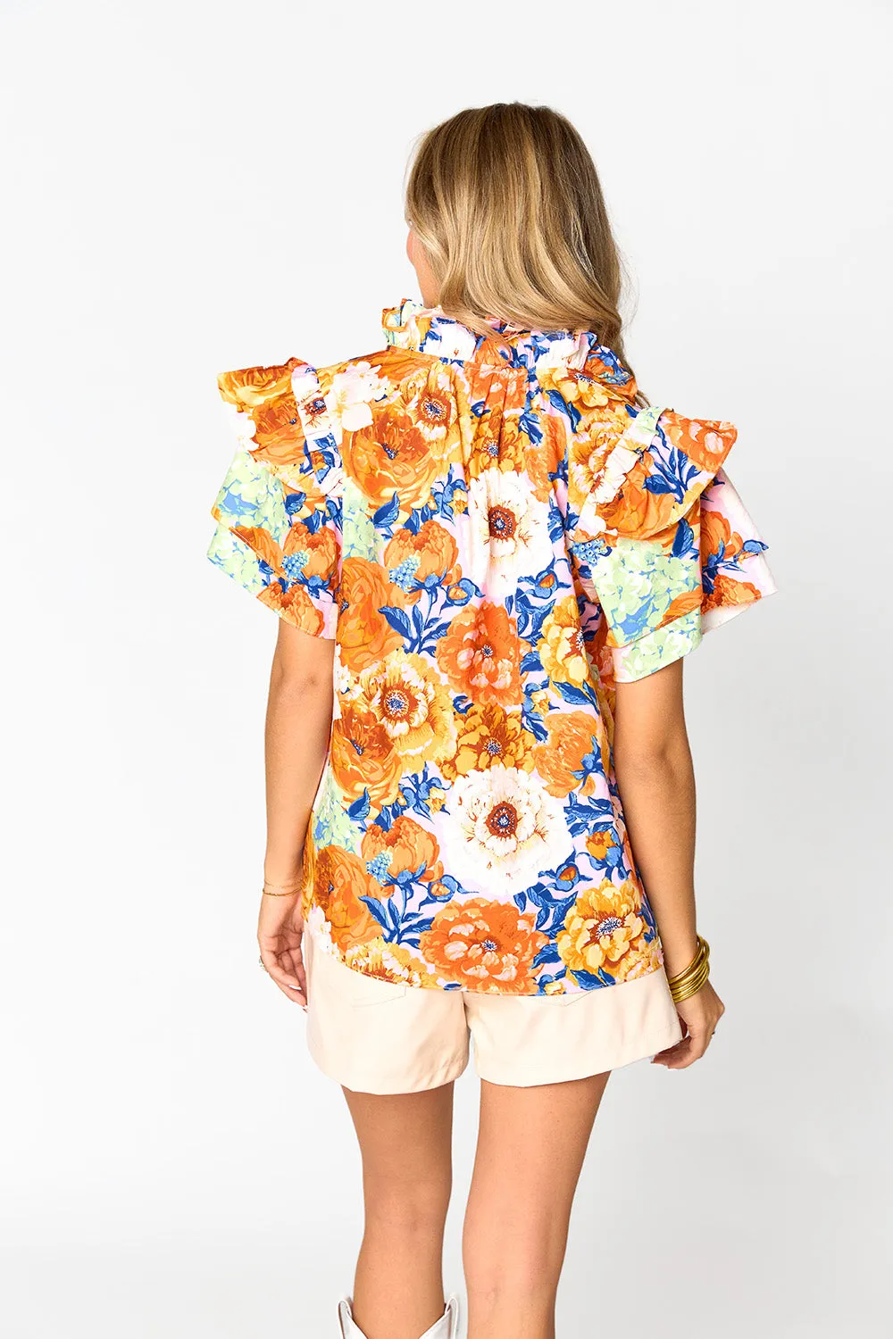 Shauna Ruffle Shoulder Top - Seeya Later sold by Buddy Love product image thumbnail 5