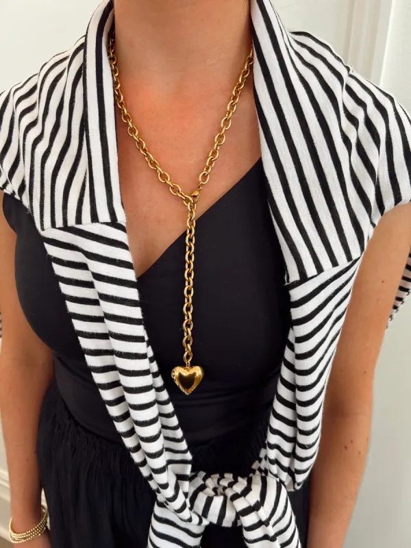 XL HEART NECKLACE sold by Buddy Love