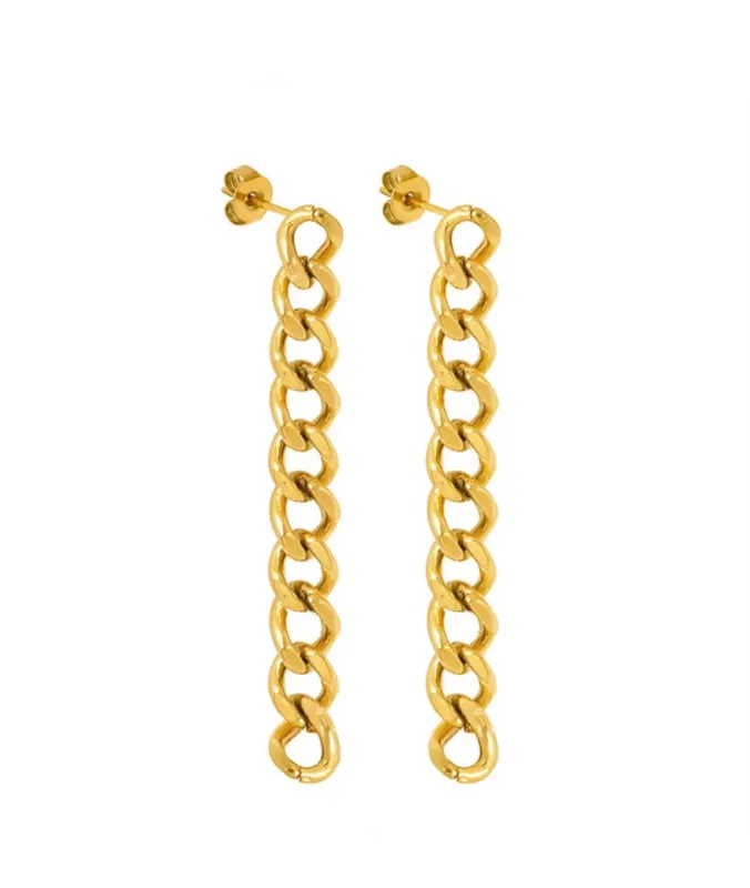 XL PAPERCLIP EARRINGS sold by Buddy Love