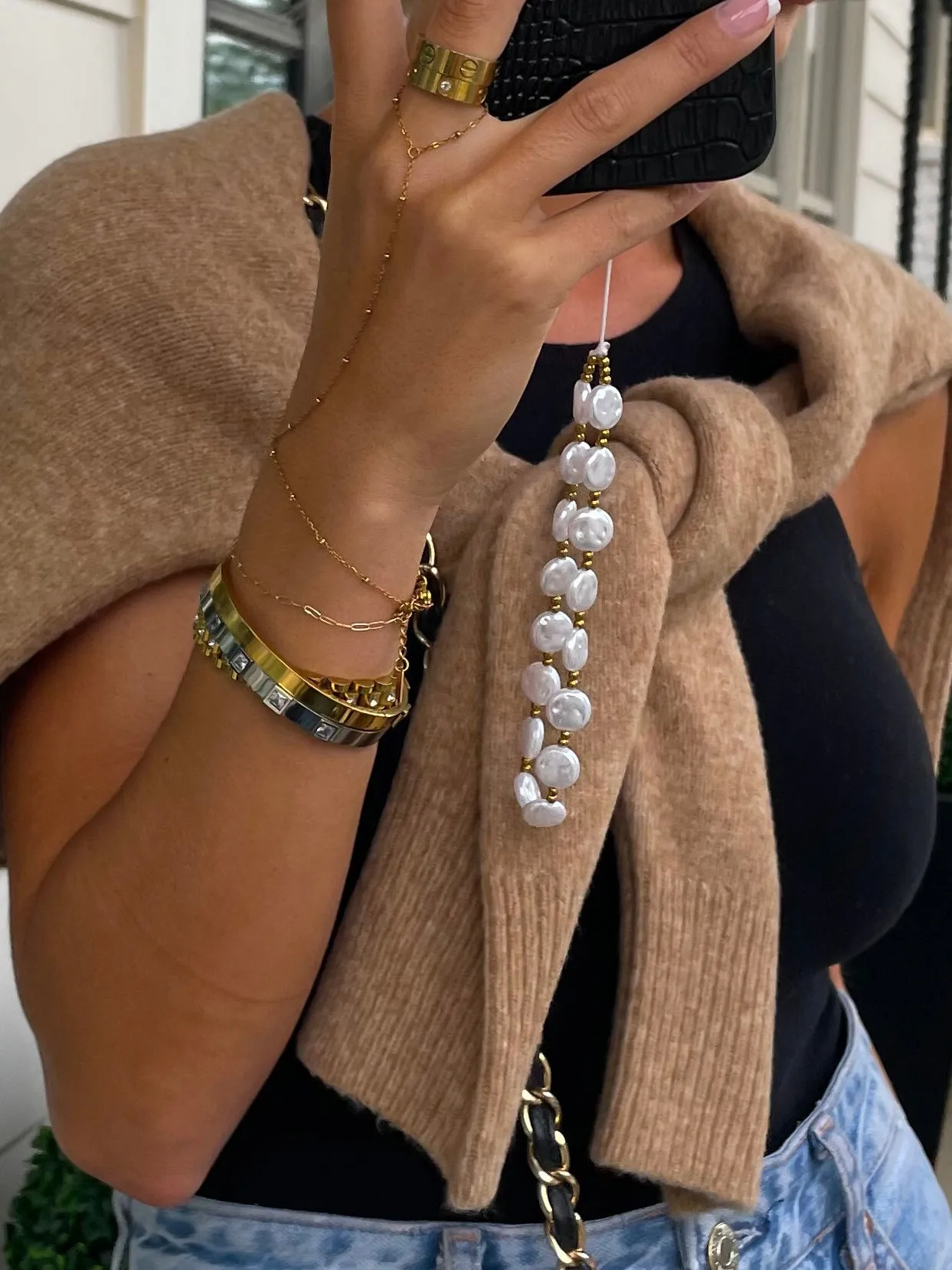 PEARL PHONE CHAIN sold by Buddy Love product image thumbnail 2