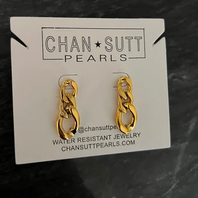 SMALL PAPERCLIP EARRINGS sold by Buddy Love