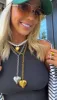 XL WRAP AROUND HEART NECKLACE sold by Buddy Love