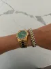PEARL TWO TONED WATCH BAND BRACELET sold by Buddy Love