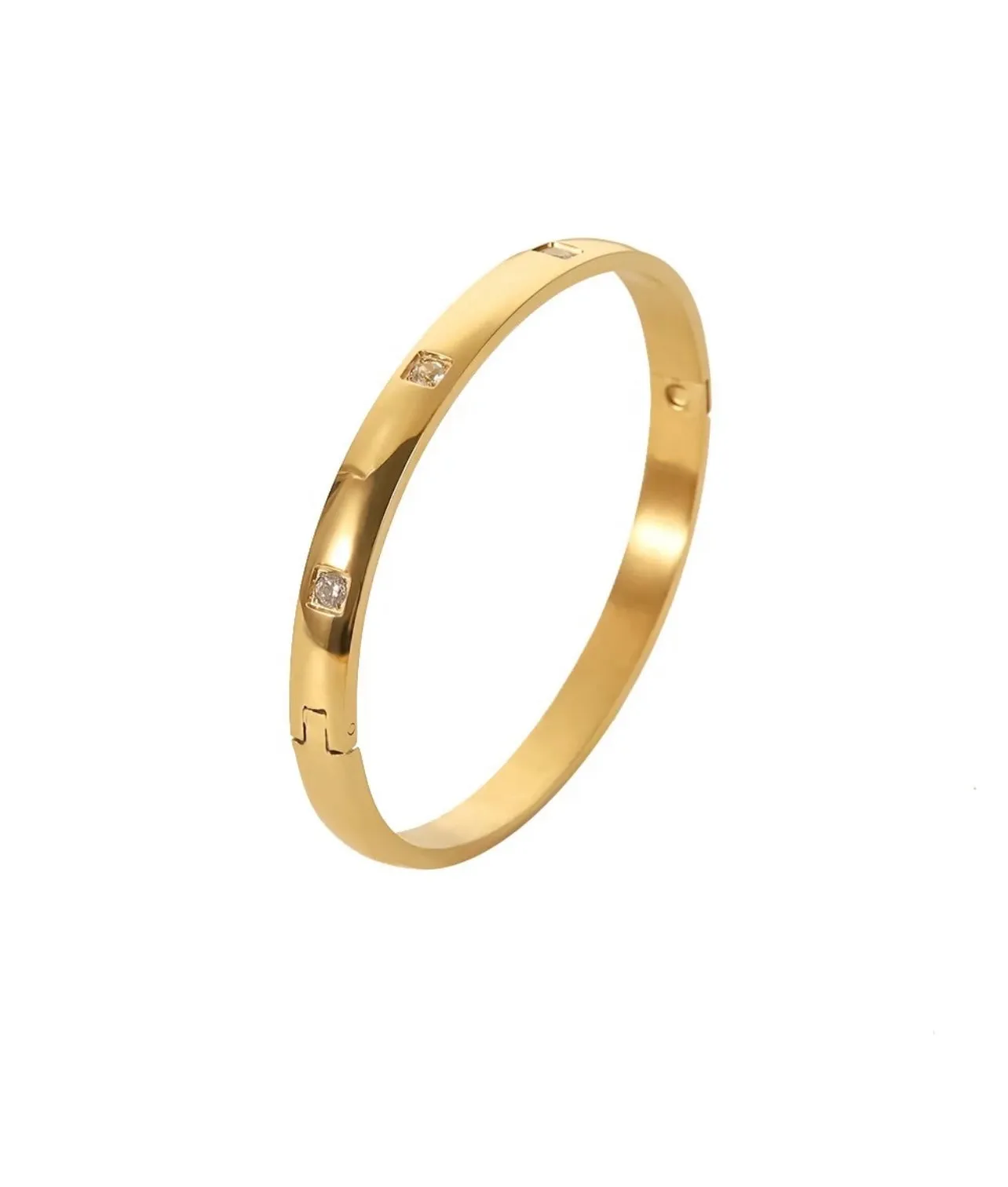 SQUARE DIAMOND BANGLE sold by Buddy Love product image thumbnail 2
