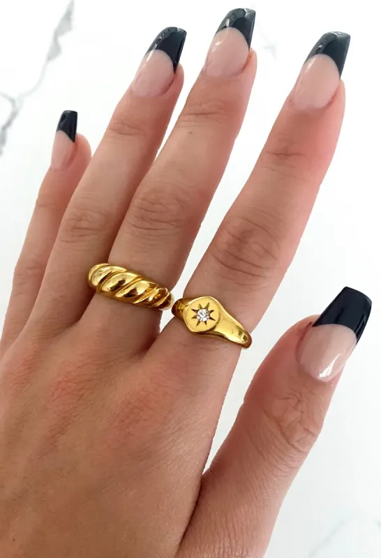 SMALL STARBURST RING sold by Buddy Love