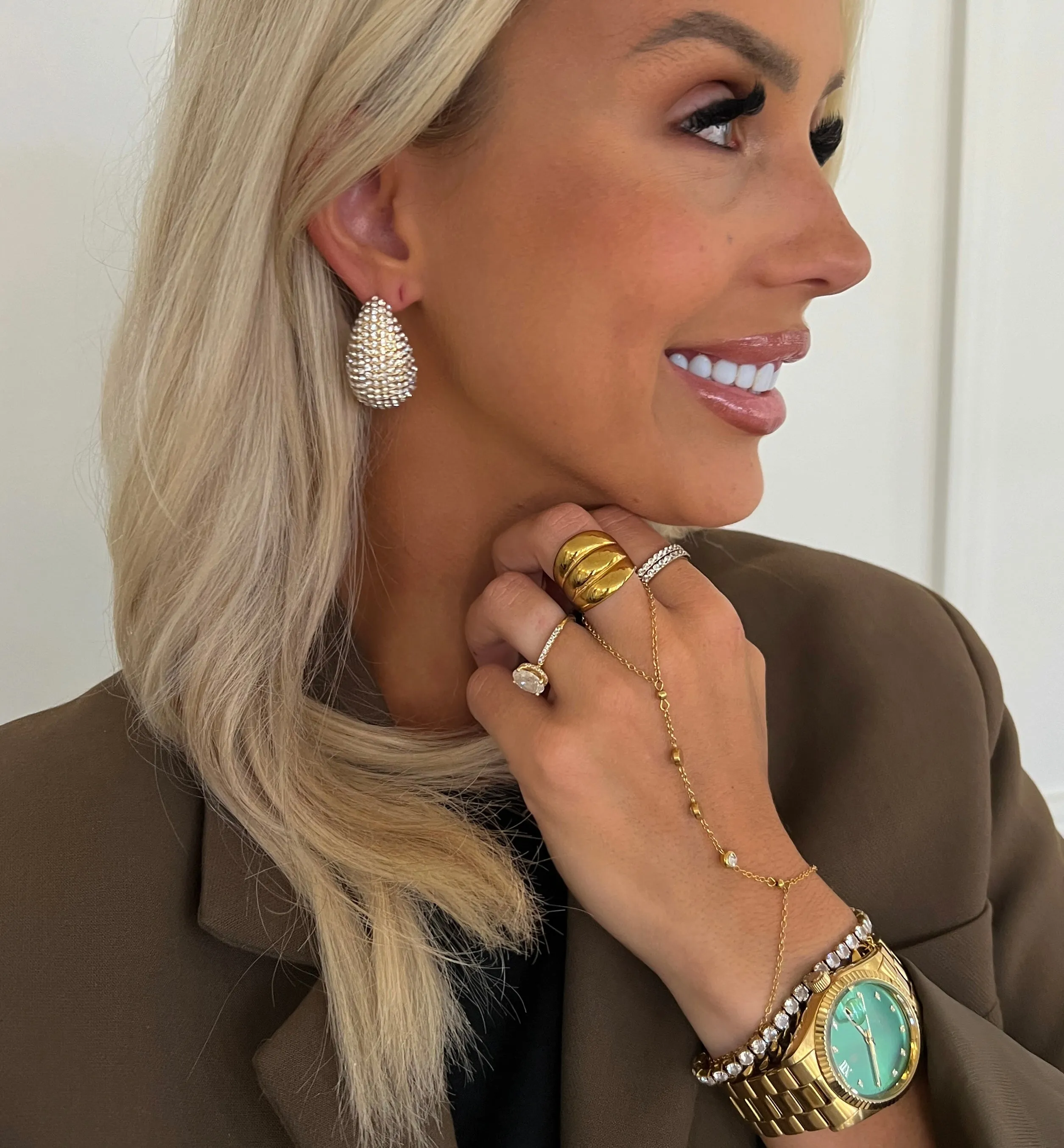 LUXE LAUREN EARRINGS sold by Buddy Love
