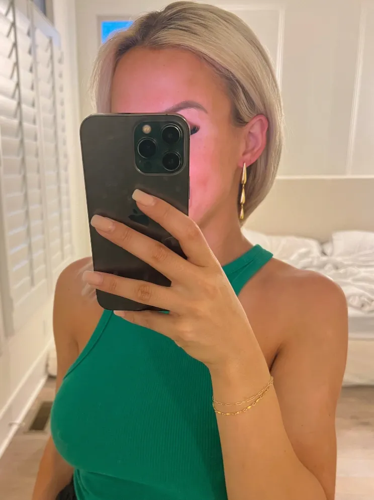 GOLD JORDAN EARRINGS sold by Buddy Love product image thumbnail 3