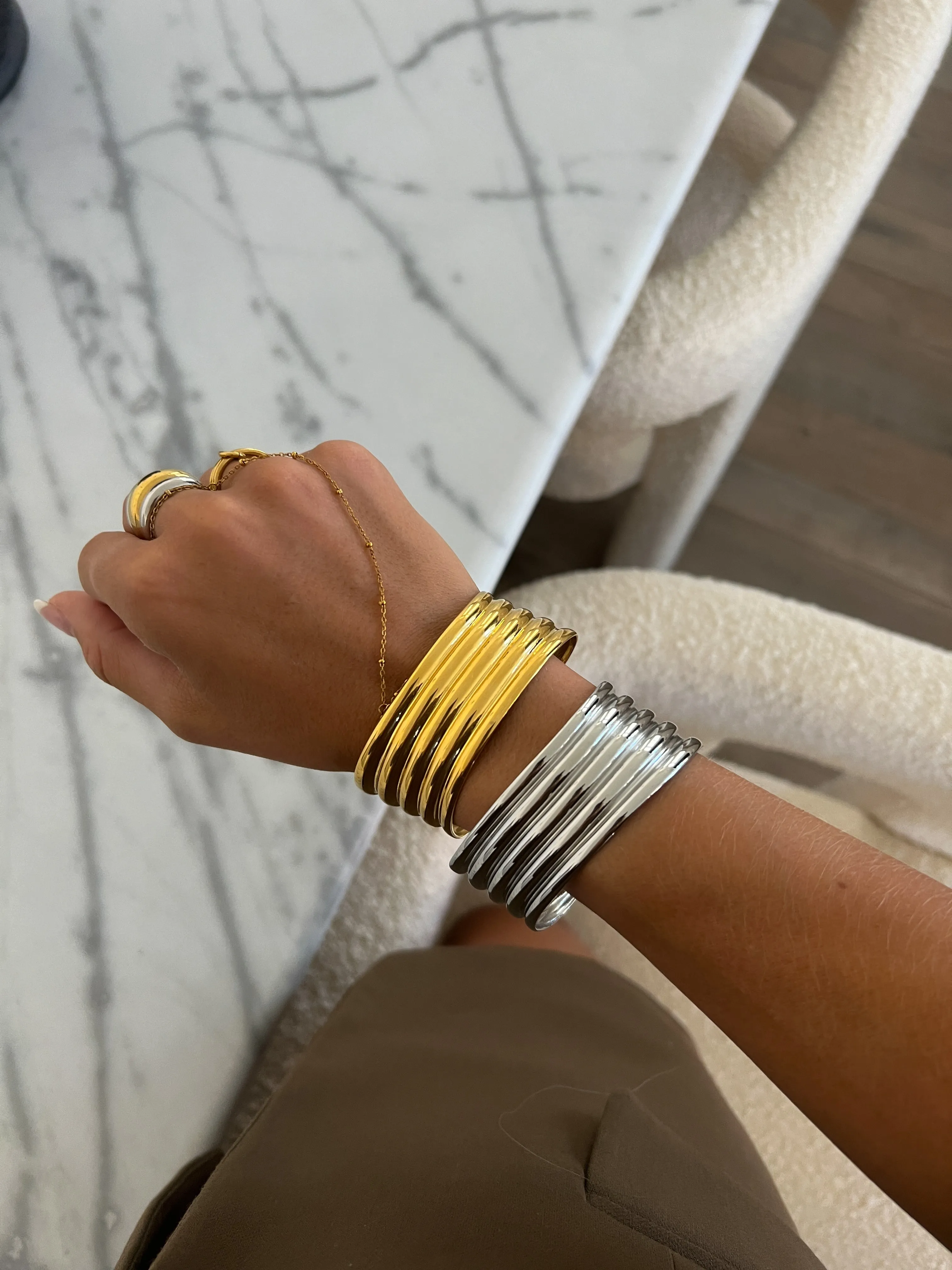 BELLA BANGLE BRACELET sold by Buddy Love product image thumbnail 3